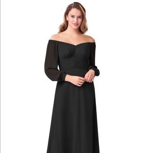 Azazie Rubina Off the shoulder gown